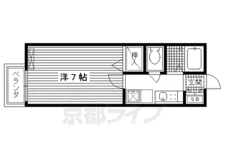 セジュール竹田【1階】の間取り