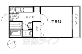 カメリアⅡ【2階】の間取り