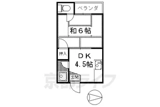 第二誠佳苑【23号室】の間取り