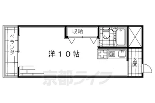 中書島第四HAKKOハイツ【109号室】の間取り