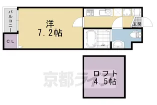 ビエント【3階】の間取り