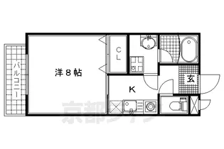 アルテミス藤森【202号室】の間取り