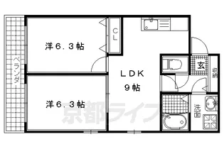 Prosper11【103号室】の間取り