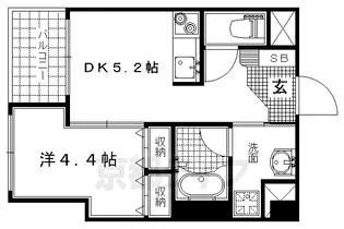 武三ビルディング【203号室】の間取り
