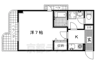 メゾンMINORU【201号室】の間取り