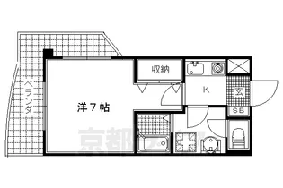 メゾンMINORU【606号室】の間取り