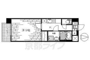 メゾン・アロー【3C号室】の間取り