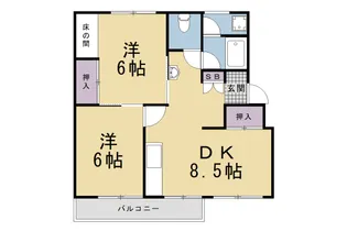 鳥羽街道団地【J-303号室】の間取り