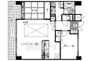 エスリード淀【403号室】の間取り