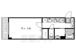 パルドエル【3階】の間取り