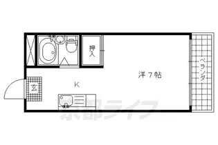 景勝ハイツ【304号室】の間取り