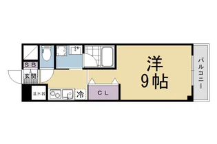 1Kの間取り画像
