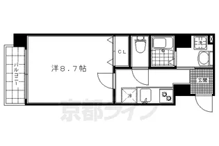 ACTIVE RISE【201号室】の間取り