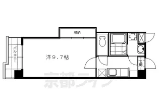 1Kの間取り画像