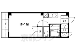 HIROサンソイル【203号室】の間取り