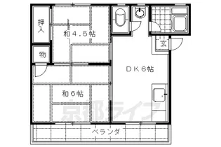 藤和荘【3W号室】の間取り