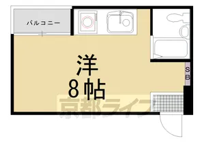 桂グランドハイツ【615号室】の間取り