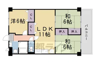 カストルム滝川【1階】の間取り
