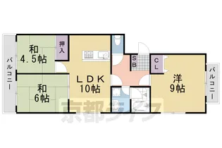 フォルム桂【2階】の間取り