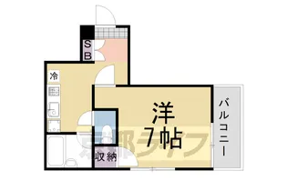 GRAFFITI MATSUI【202号室】の間取り