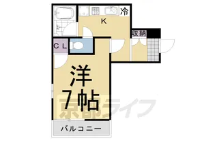 GRAFFITI MATSUI【102号室】の間取り