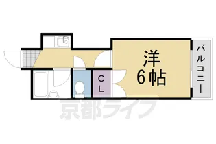 京都府京都市西京区上桂東居町【マンション】の間取り