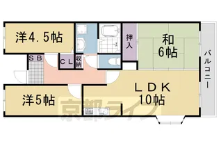 グラン・シャリオ【208号室】の間取り