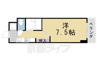 アーバンカーム桂【205号室】の間取り