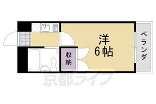 エトワール桂【210号室】の間取り