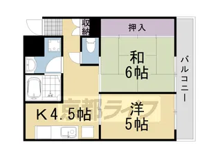 グレースフルヴィラ【302号室】の間取り