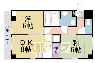 グレースフルヴィラ【201号室】の間取り