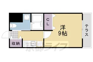 Fハウス【101号室】の間取り
