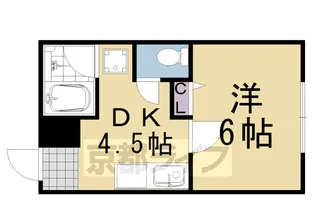 ル・ヴェール桂【301号室】の間取り