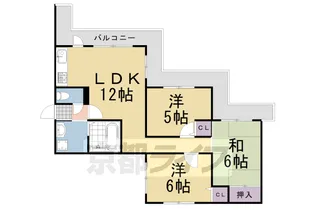 アーバンエステートイトヤ【3-C号室】の間取り