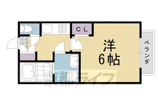 コート桂【1階】の間取り