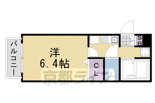 liens【201号室】の間取り
