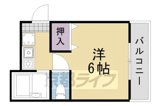 ルミエール桂【301号室】の間取り