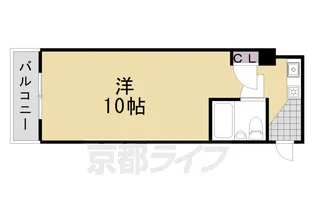 ドミール桂【3階】の間取り