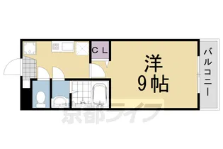 ヴェルデュール【308号室】の間取り