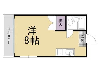 京都府京都市右京区嵯峨天龍寺車道町【マンション】の間取り