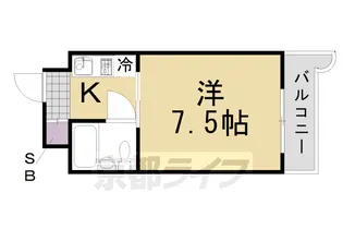 AXIA京都【5階】の間取り