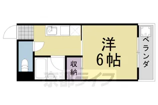 1Kの間取り画像