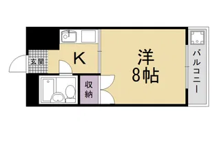 ラークヒルズ京都太秦EAST【313号室】の間取り