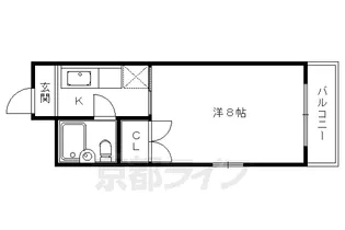 ピエスあさのB棟【315号室】の間取り