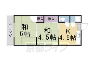 第3ミノコーポ【314号室】の間取り