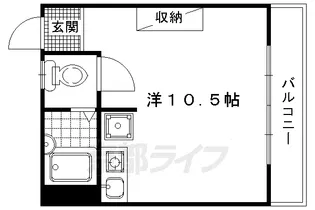 ミキマンション【204号室】の間取り