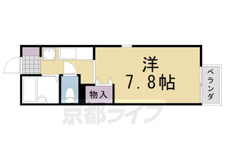 ブランドール松尾【1階】の間取り