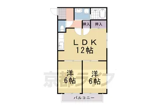 マレ・オット【2階】の間取り