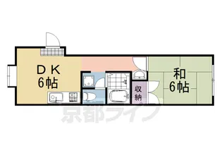 フレグランス井上【107号室】の間取り