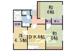 ミュ・コスモス【2階】の間取り